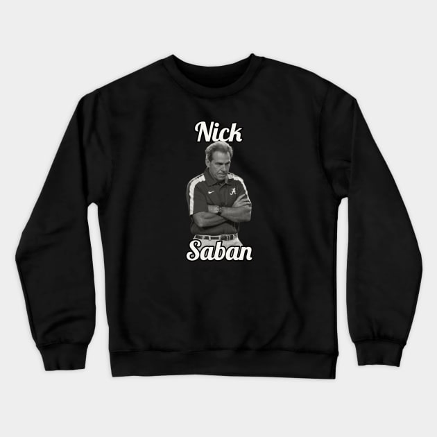 Nick Saban / 1951 Crewneck Sweatshirt by glengskoset